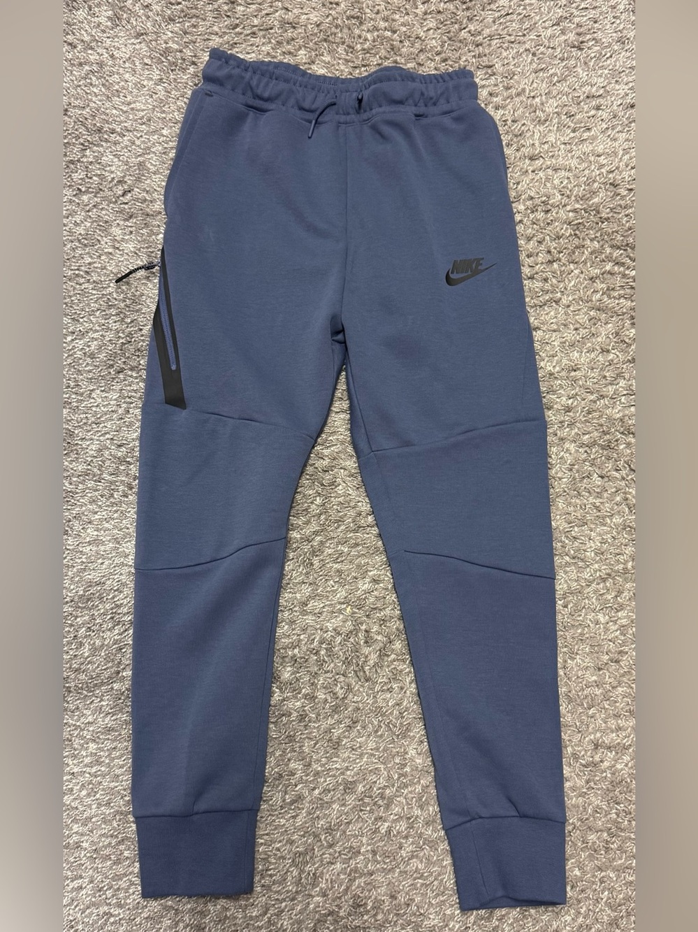 NWOT Boys Nike Tech Sweatpants, Blue/Black, Size YLG